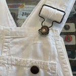 Vintage 70's Levi's Big E Gold Tab White Overalls