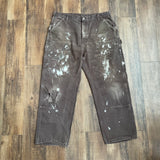 Modern 2020 Carhartt Double-Knee Paint Splatter Work Pants