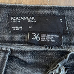 Modern Y2K Rocawear Baggy Embroidered Black Jeans