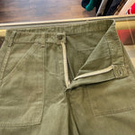 Vintage 80's OG-507 Military Green Sateen Trouser Pants