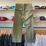 Vintage 80's OG-507 Military Green Sateen Trouser Pants