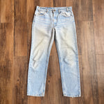 Vintage 80's Levi's 505 Orange Tab Light Wash Jeans