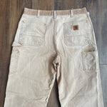 Vintage Y2K Carhartt Tan Canvas Carpenter Pants