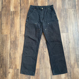 Vintage Y2K Carhartt B01 Black Double Knee Pants