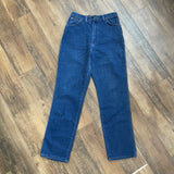 Vintage 80's Wrangler Dark Wash High Waisted Jeans