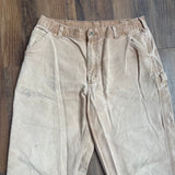 Vintage Y2K Carhartt Tan Canvas Carpenter Pants