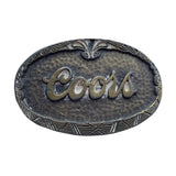 Vintage 80's Coors Beer Belt Buckle