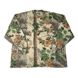 Camouflage-patterned shirt on a white background