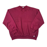 Maroon sweatshirt on a white background