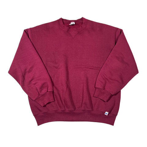 Maroon sweatshirt on a white background