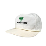 Vintage 90's Virginia Lottery White Rope Hat