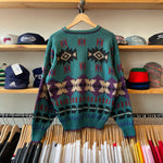 Vintage 80's Editions by Van Heusen Western Knit Crewneck Sweater
