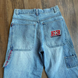 Vintage 90's Bugle Boy Logo Denim Carpenter Jeans