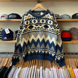 Vintage 80's Knightsbridge Patterned Crewneck Sweater