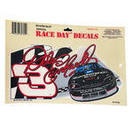 Vintage 90's Dale Earnhardt Racing Static Cling Decal Sticker