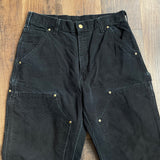 Vintage Y2K Carhartt B01 Black Double Knee Pants