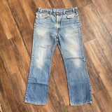 Vintage 1997 Levis 517 Mid-Wash Boot Cut Jeans