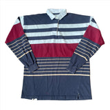 Vintage 90's Britches Striped Long Sleeve Rugby Shirt