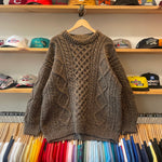 Modern Callan Knitwear Irish Cable Knit Pullover Wool Sweater