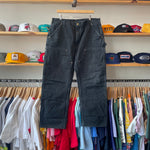 Vintage Y2K Carhartt Black Double Knee Work Pants