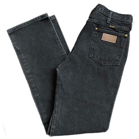 Vintage 90's Wrangler Made in USA Black Denim Jeans