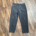 Vintage 90's Carhartt B17 Black Denim jeans