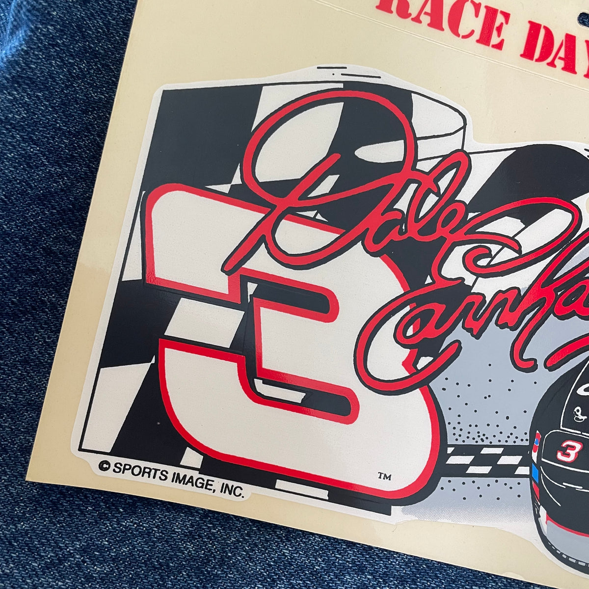 Dale Sticker Vintage 90's Dale Earnhardt Racing Static Cling Decal Sticker ...