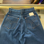 Vintage 80's High Waisted Straight Leg Blue Jeans