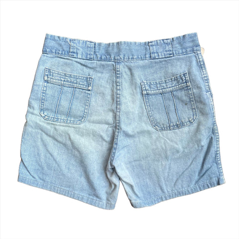 Vintage 80's Sears High Waisted Denim Shorts
