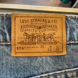 Vintage 1997 Levis 575 Orange Tab Wide Leg Jeans