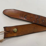 Vintage 80's Hawaii Tooled Leather Belt