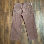 Vintage 2005 Carhartt B11 Distressed Brown Carpenter Pants