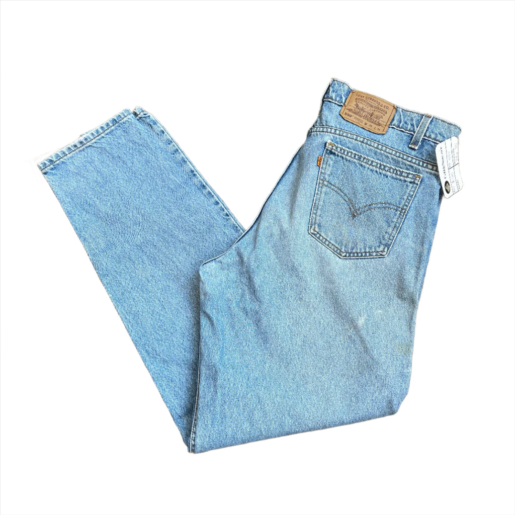 Vintage 1995 Levis 550 Orange Tab Jeans – CobbleStore Vintage