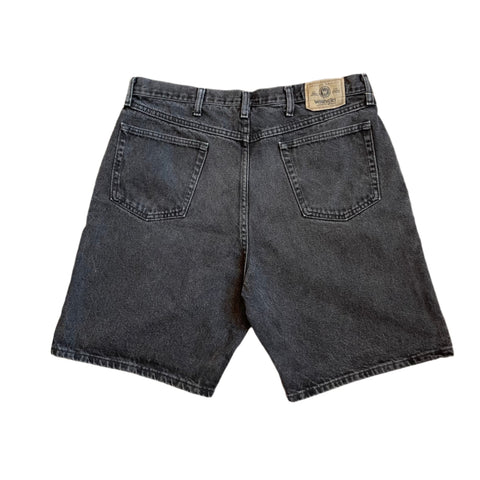 Vintage Y2K Wrangler Black Denim Shorts