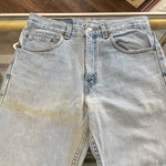 Vintage 2001 Levis 512 Distressed Light Wash Jeans