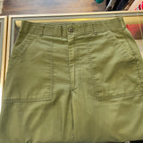 Vintage 1983 OG-507 Military Green Sateen Trouser Pants