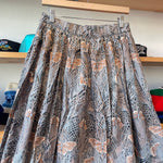 Vintage 90's Pleated Butterfly Print Skirt