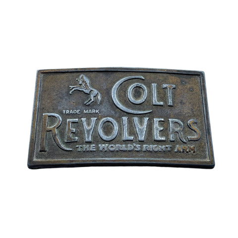 Vintage 80's Colt Revolvers Belt Buckle