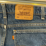 Vintage 1993 Levis 517 Dark Wash Boot Cut Jeans