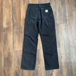 Vintage Y2K Carhartt B01 Black Double Knee Pants