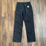 Vintage Y2K Carhartt B01 Black Double Knee Pants