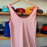 Vintage 90's Fantasies Striped Mini Slip Dress