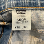 Vintage 2000 Levis 550 Relaxed Fit Blue Jeans