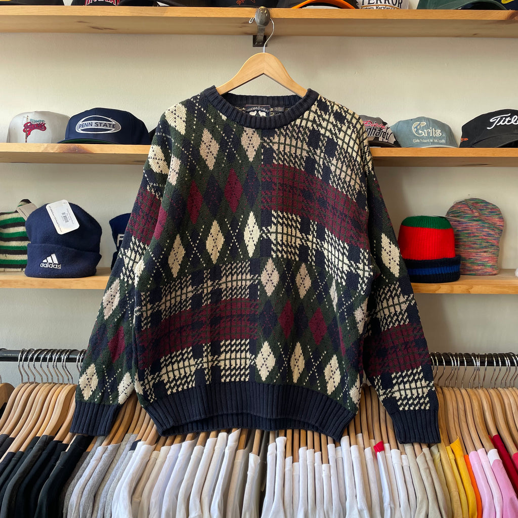 Woods & 2025 gray sweater