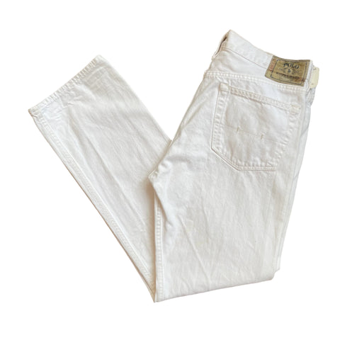 Vintage Y2K Polo Ralph Lauren White Jeans