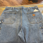 Modern 2008 Carhartt B73 Denim Double Knee Jeans