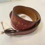 Vintage 90's Basic Brown Leather Belt