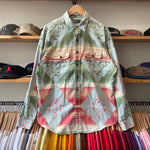 Vintage 90's Polo Ralph Lauren Aztec Button Up Shirt