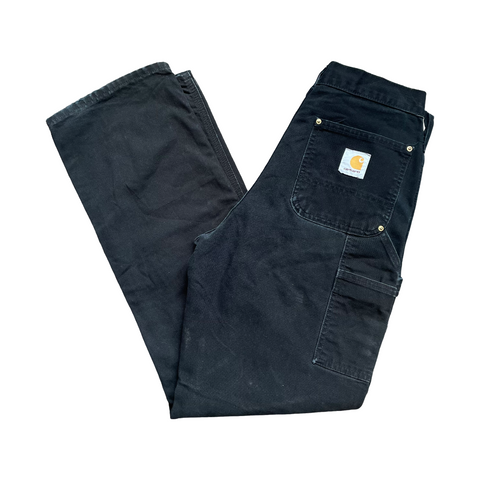 Vintage Y2K Carhartt B01 Black Double Knee Pants