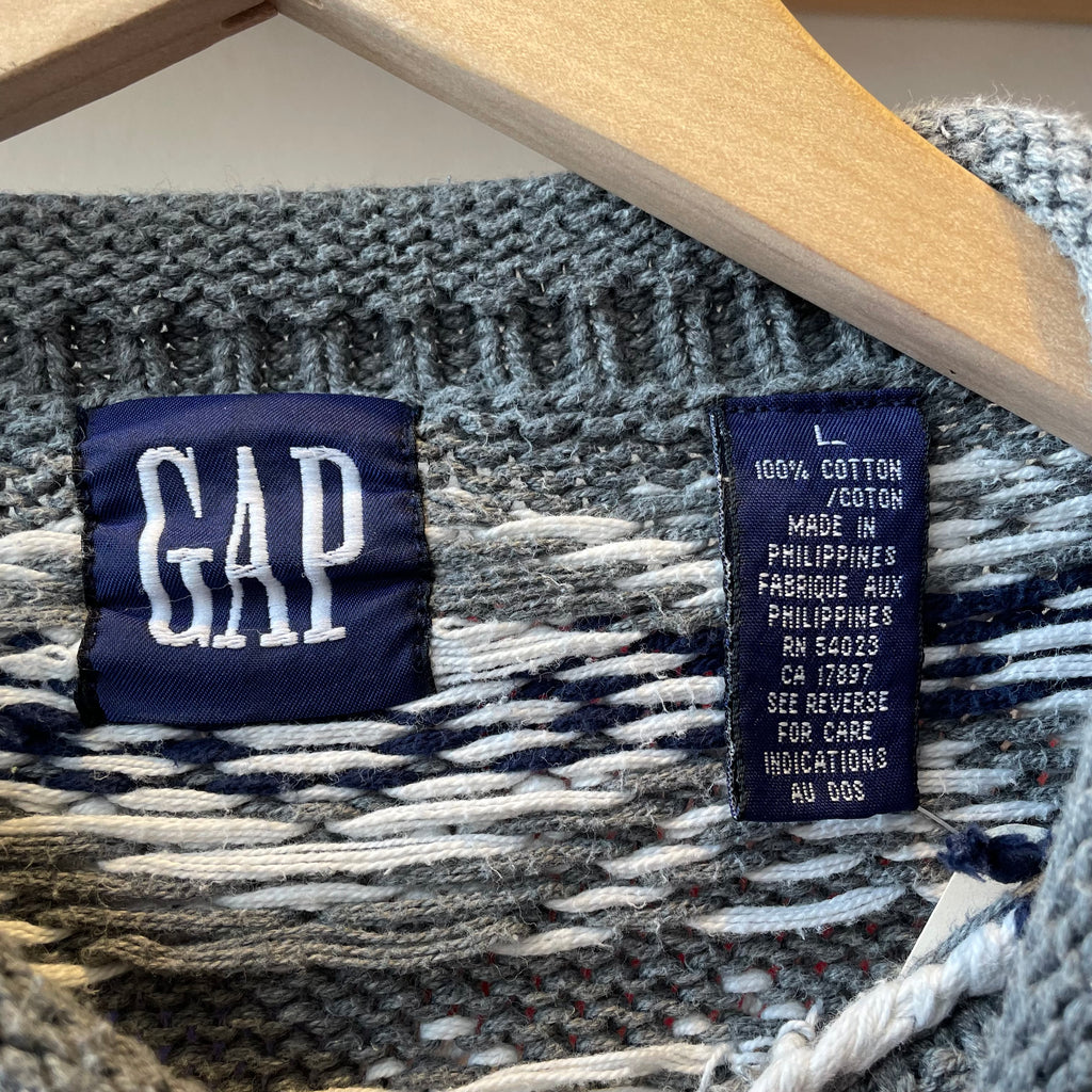 Vintage 90's GAP Heavy Cotton Knit Crewneck Sweater – CobbleStore